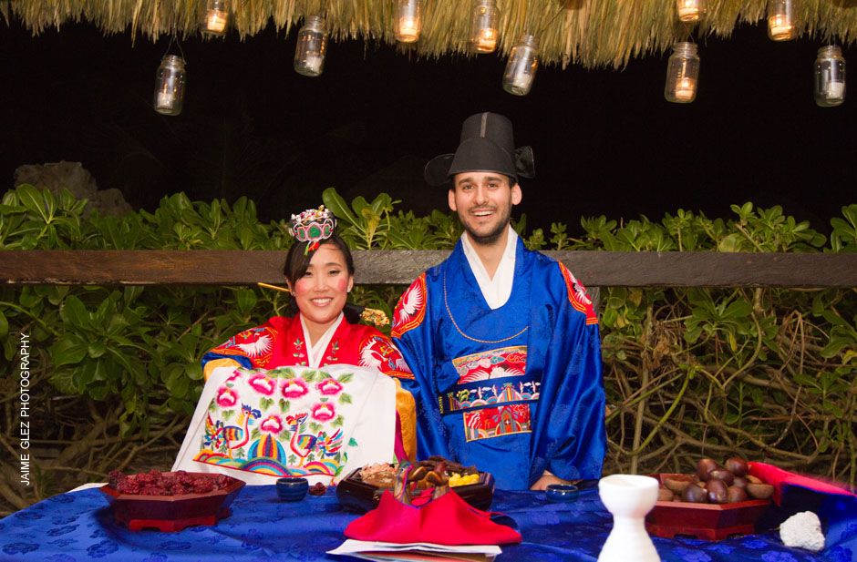 blue venado wedding reception
