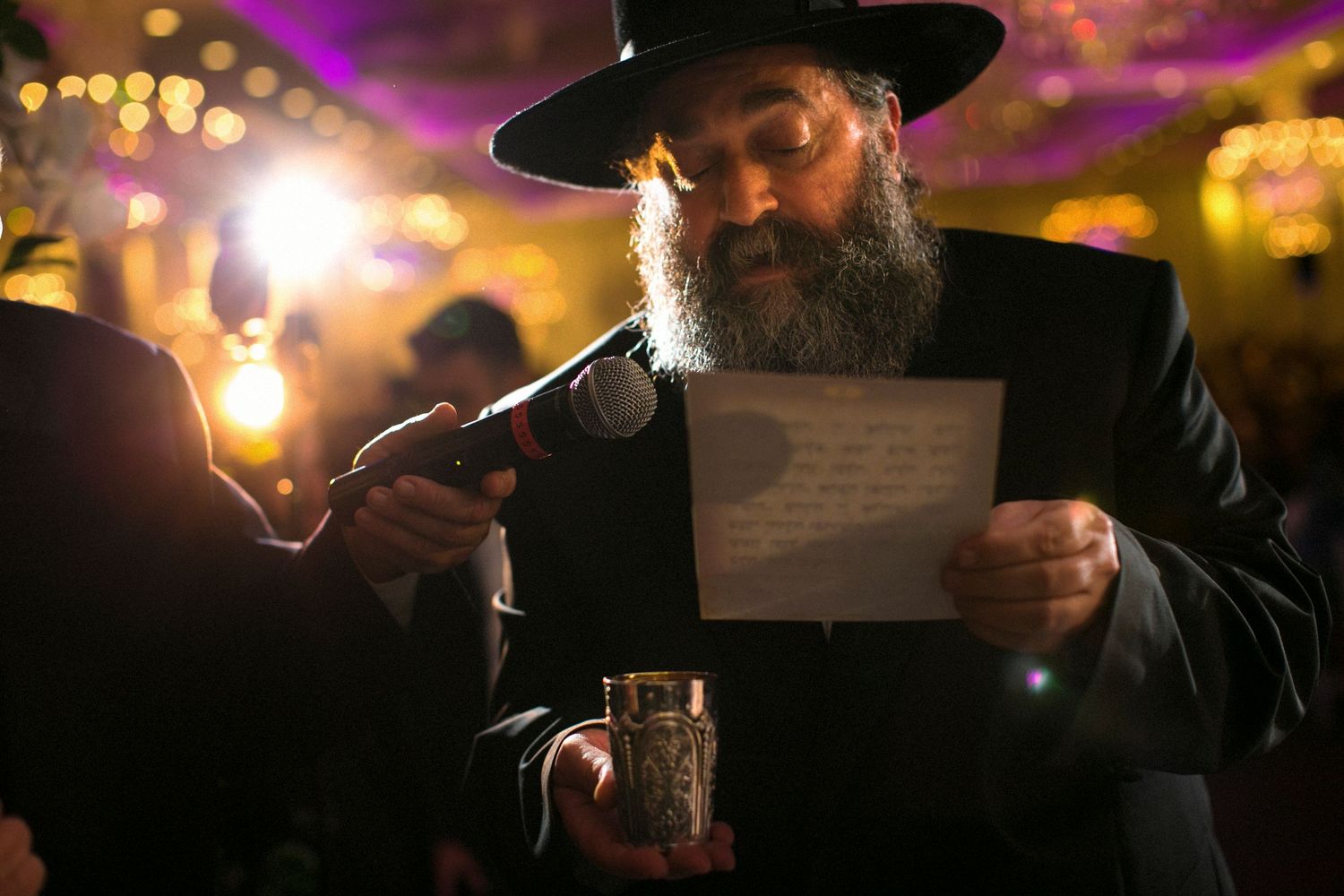 jewish wedding Sheva Berachot, Chuppah ceremony at the Rockleigh, NJ jewish wedding photographer by benjamin kohen