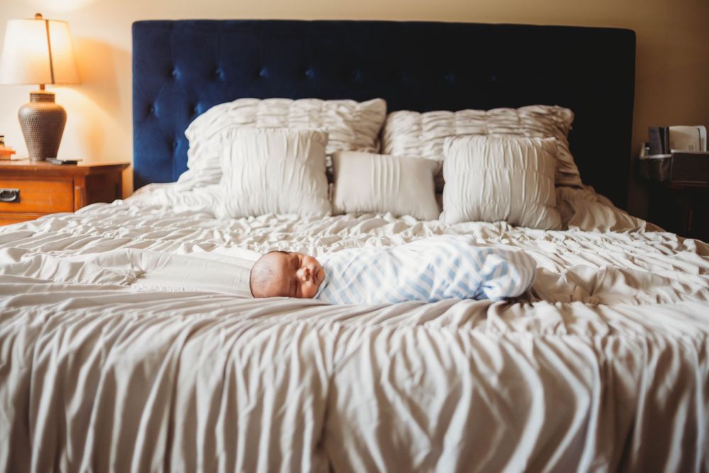sleeping baby by boston newborn photographer