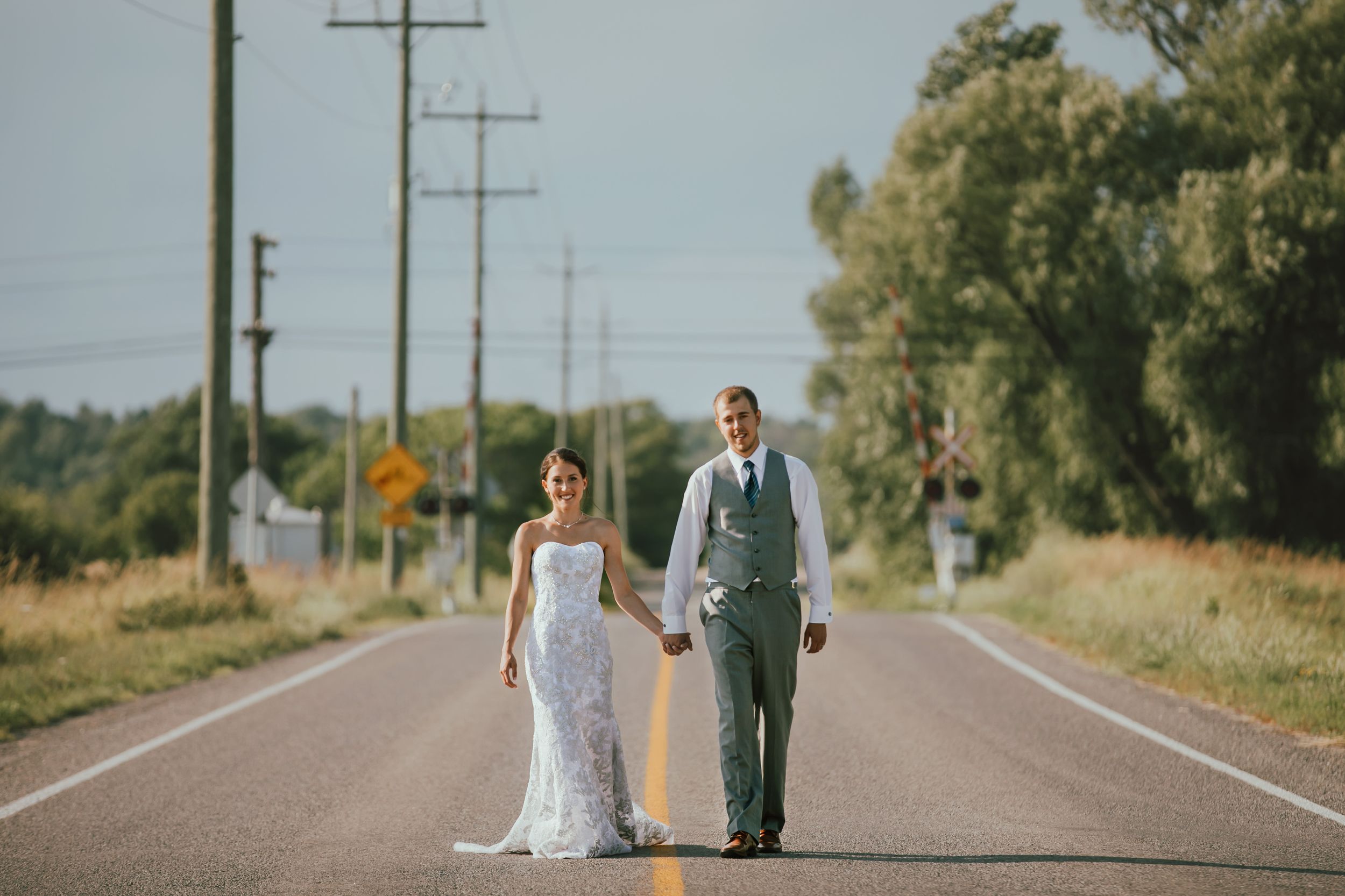Rustic Farmhouse Backyard Wedding Photos by London Ontario Photographer Shawn Van Daele