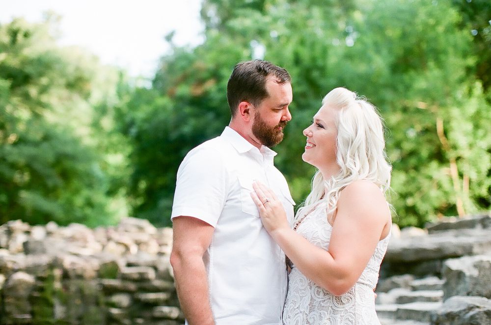 Elizabeth Couch Photography Prairie creek engagement photos richardson