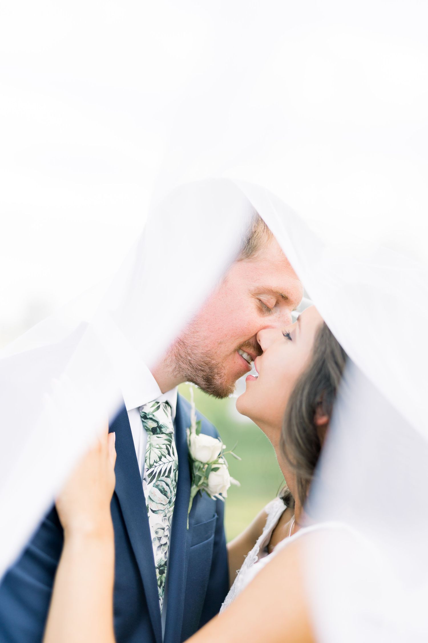 Vineyard photos with white willow events at Prairie Moon Winery wedding in Ames, Iowa