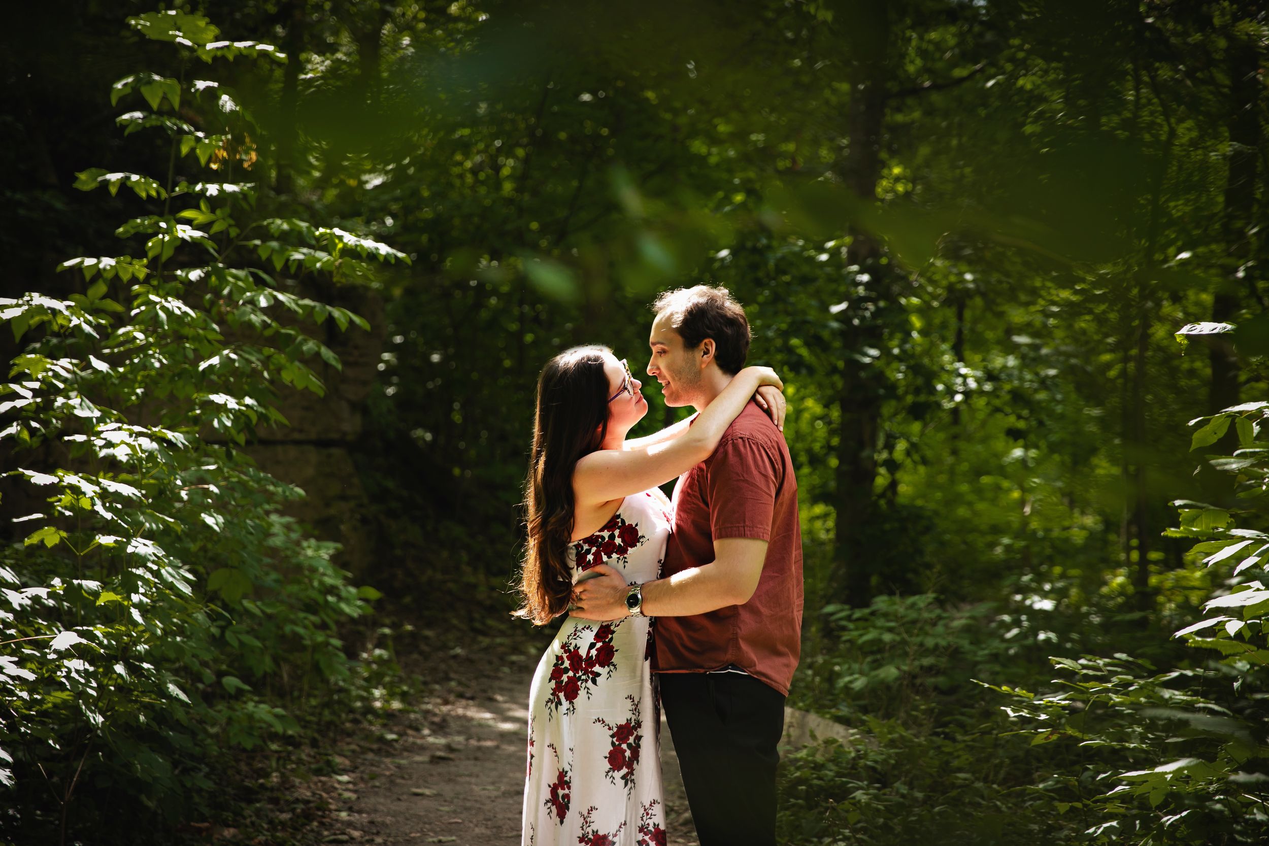 Sherman Falls Heritage Trail Ancaster Ontario Engagement Photos Shawn Van Daele