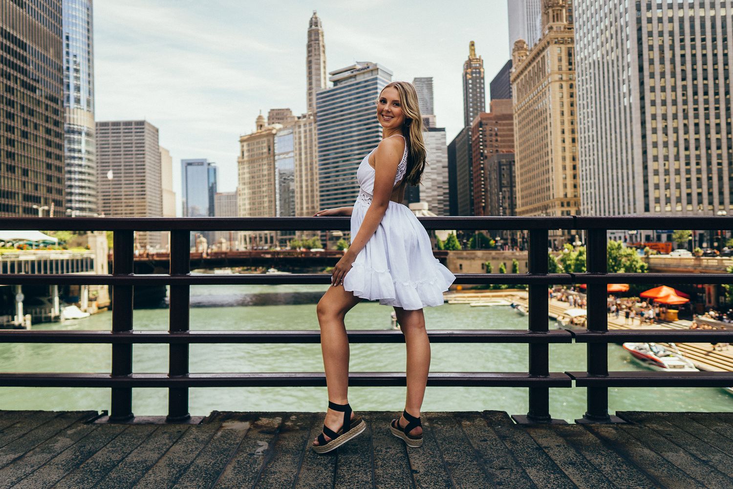 chicago senior dance photography portrait session downtown