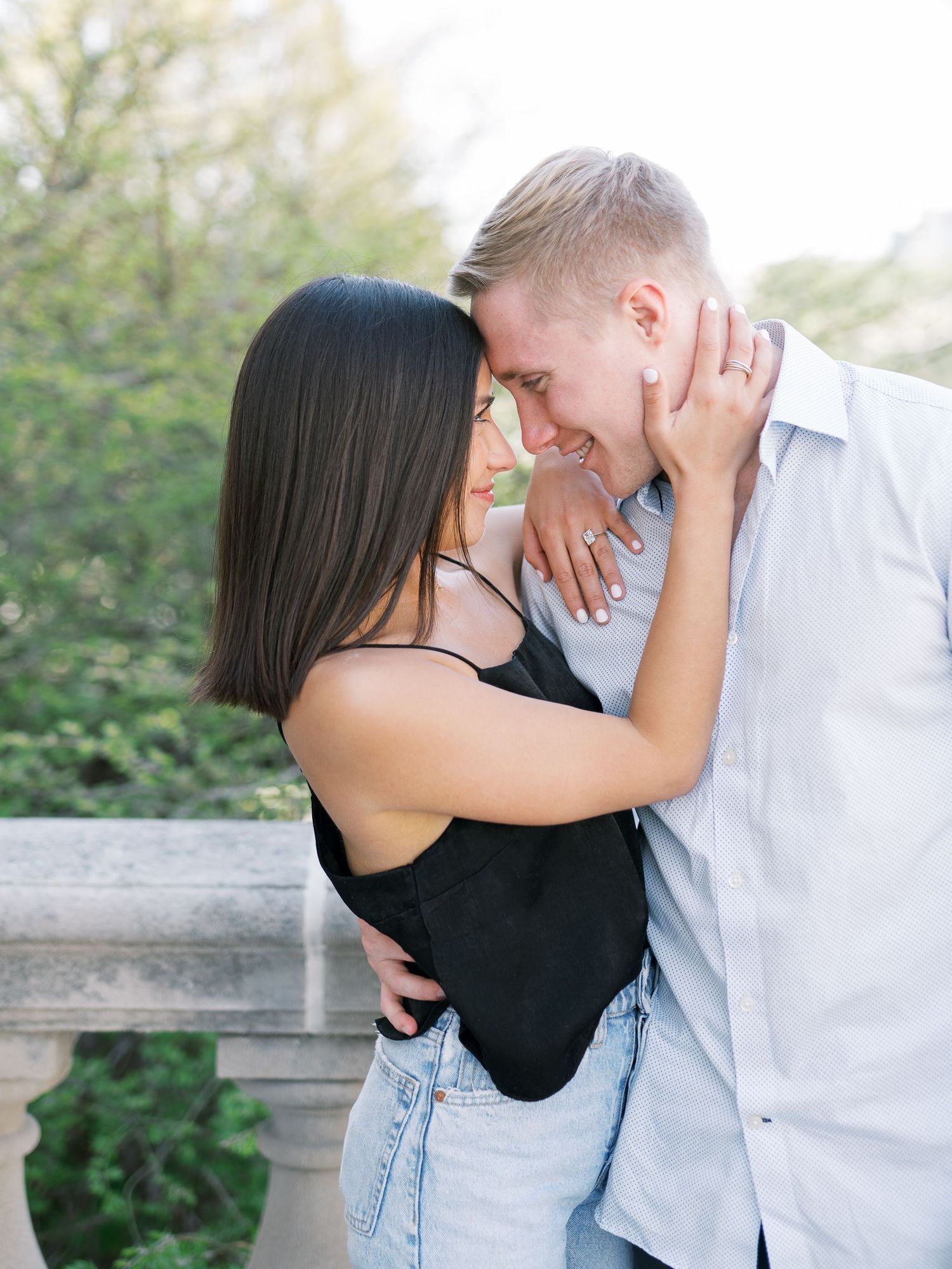 Iowa City, Iowa engagement session in downtown Iowa City at the pentacrest