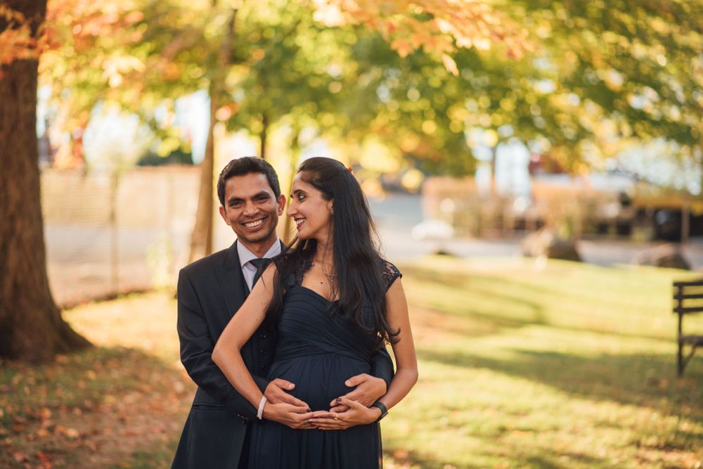 lake george fall maternity shoot