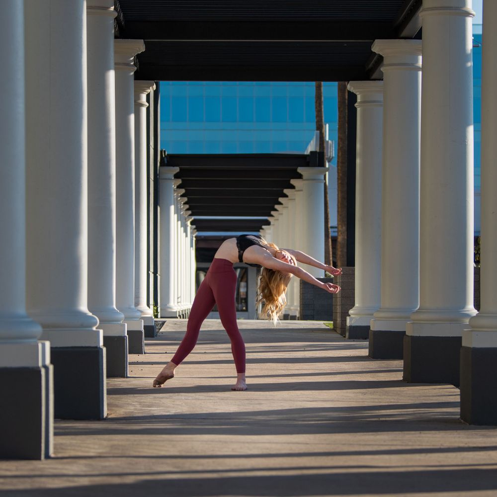 a high school dance portrait of a high school girl in chandler, az