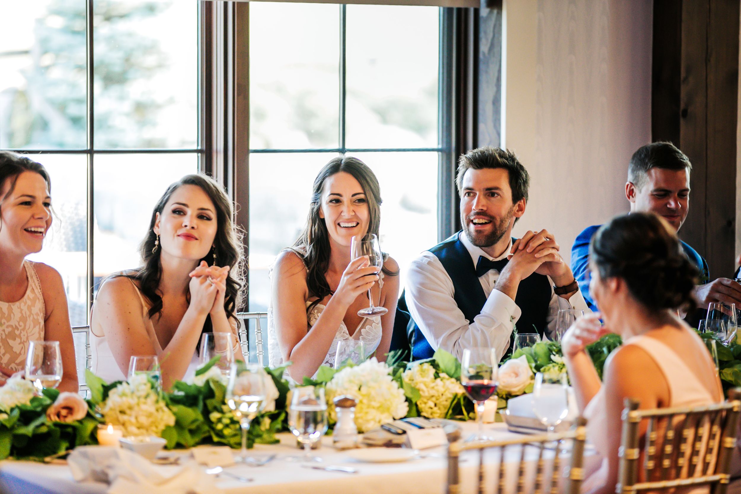 Whistle Bear Golf Club Rose Room Reception Wedding Photos