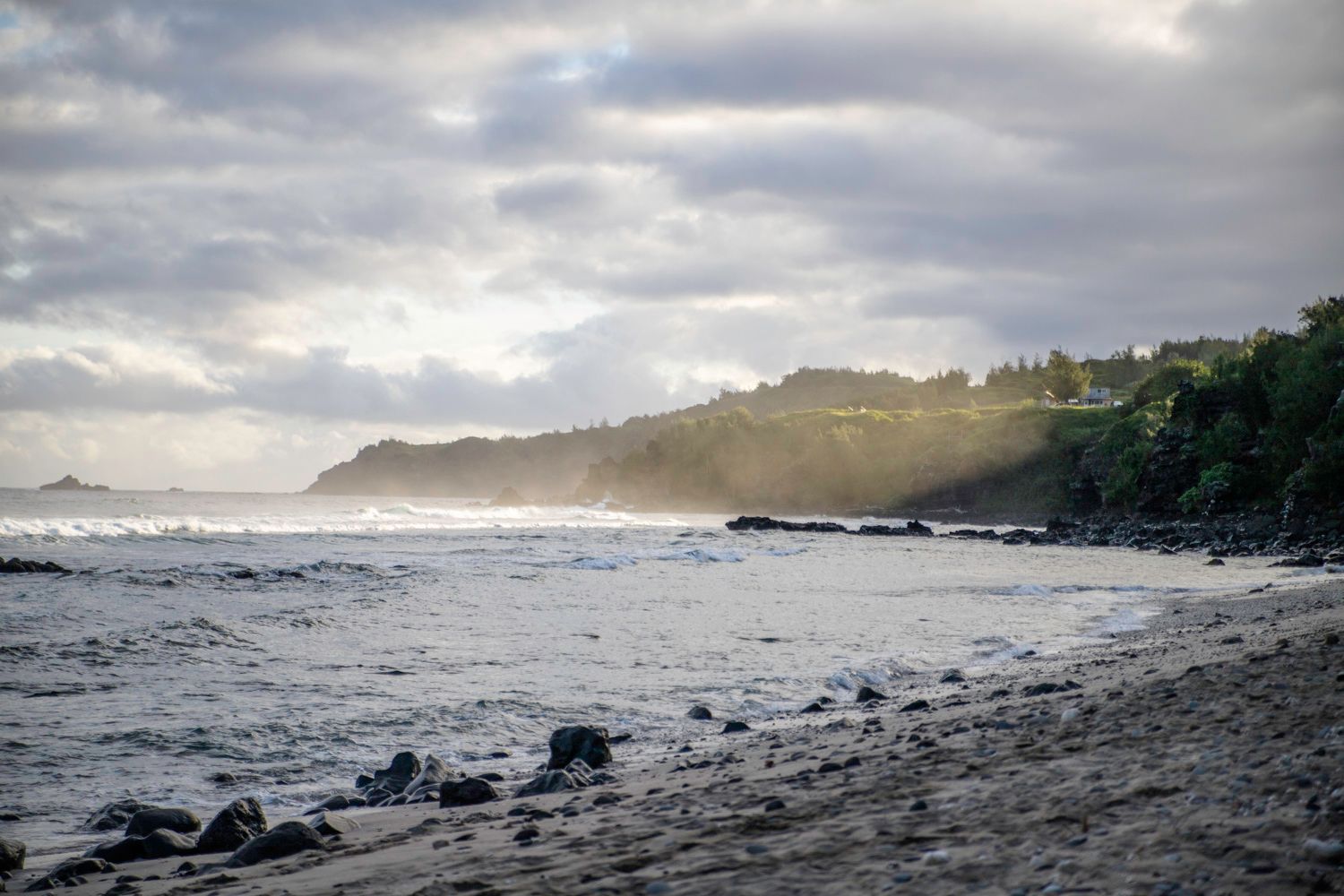 Maui beach in morning light