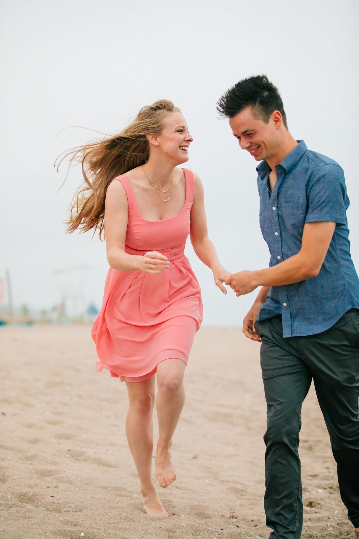 Grand Bend Beach Ontario engagement photos by Shawn Van Daele