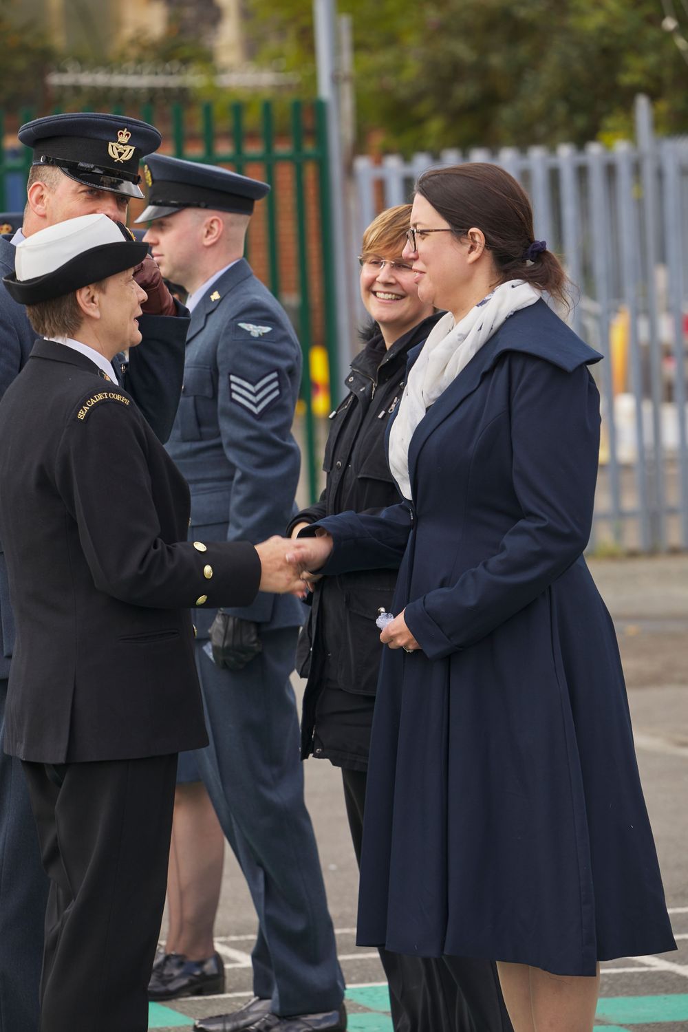 Staff receiving awards