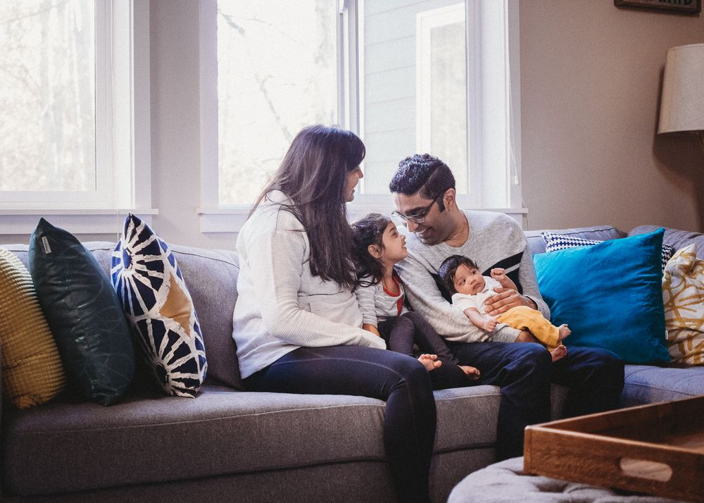 Family Newborn Session Seattle