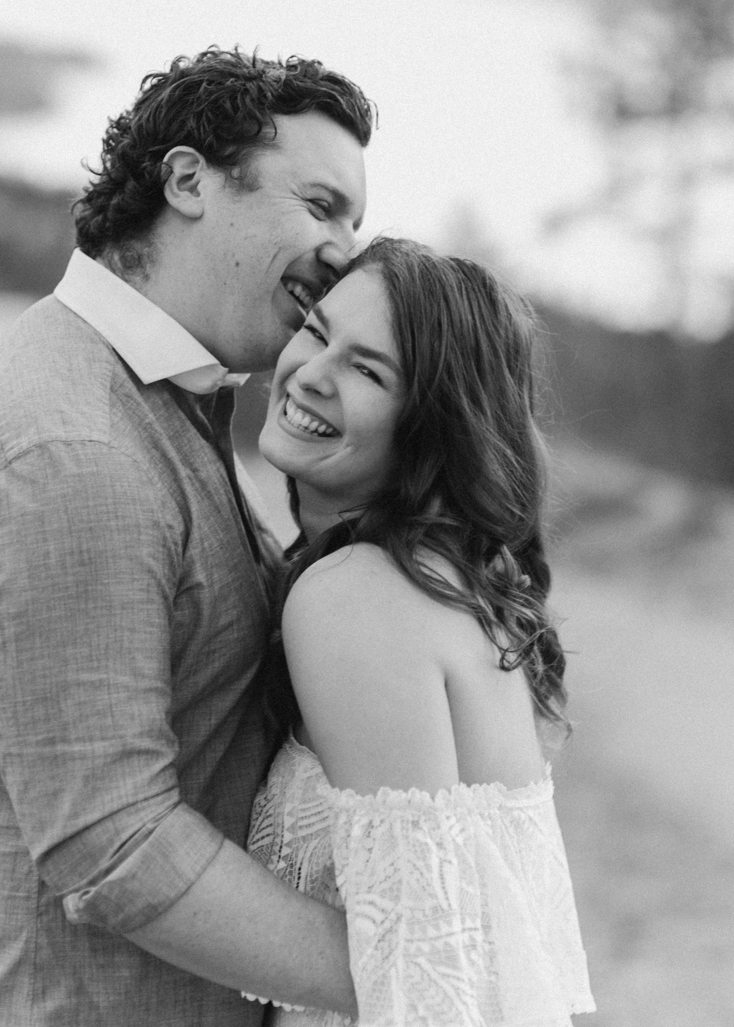 Bohemian-bride-and-groom-laughing