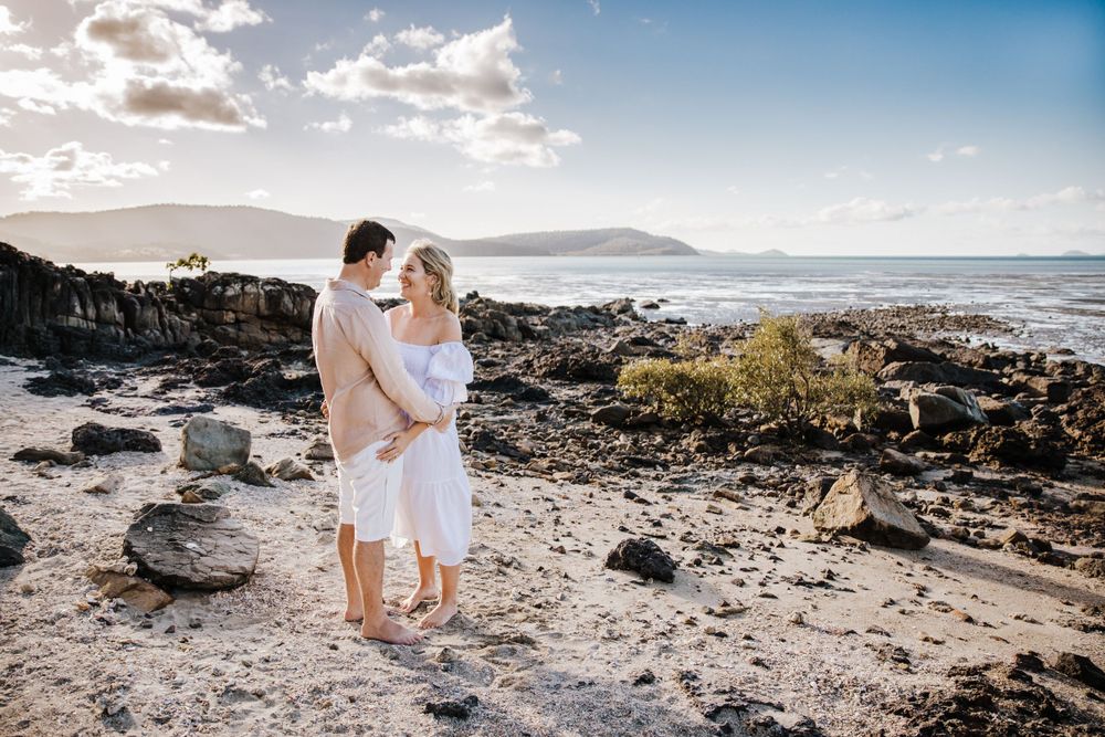 family beach photoshoot in Airlie beach North Queensland