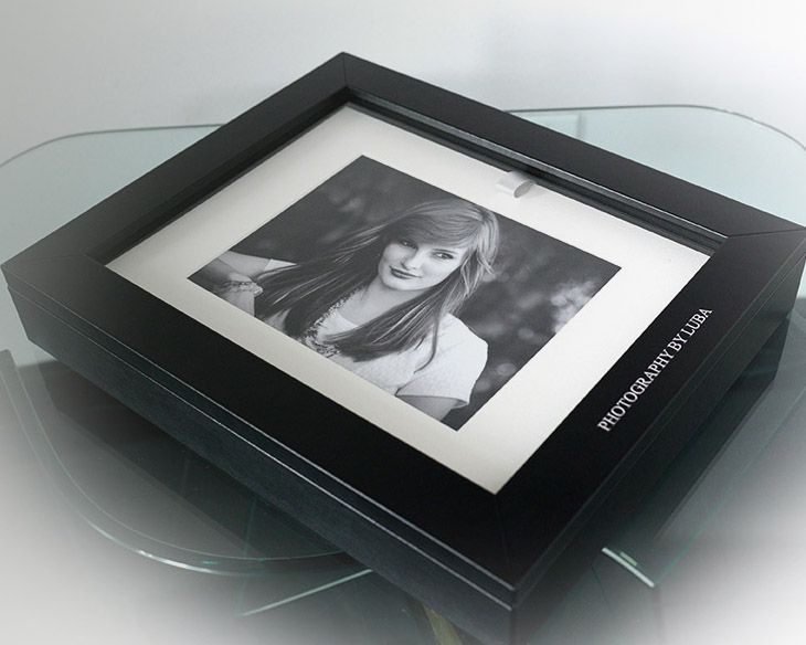 high school portrait box with Spokane girl photo taken by photography by luba
