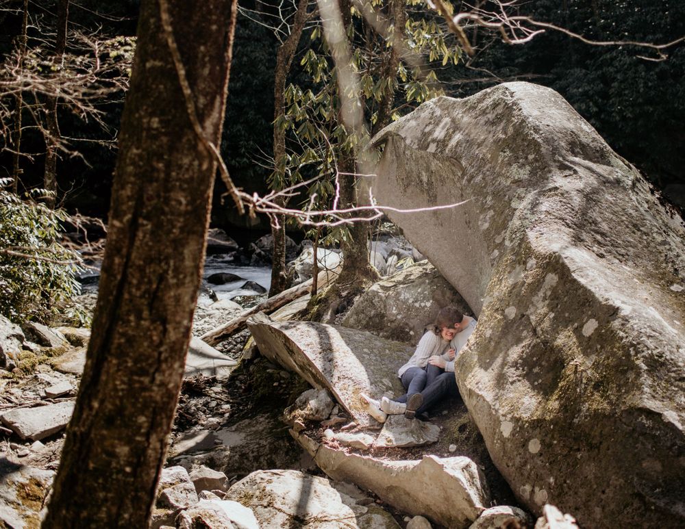 Great Smoky Mountains Engagement Elopement Mountain Elopement Tenessee Photographer Tennessee Elopement Photographer TN