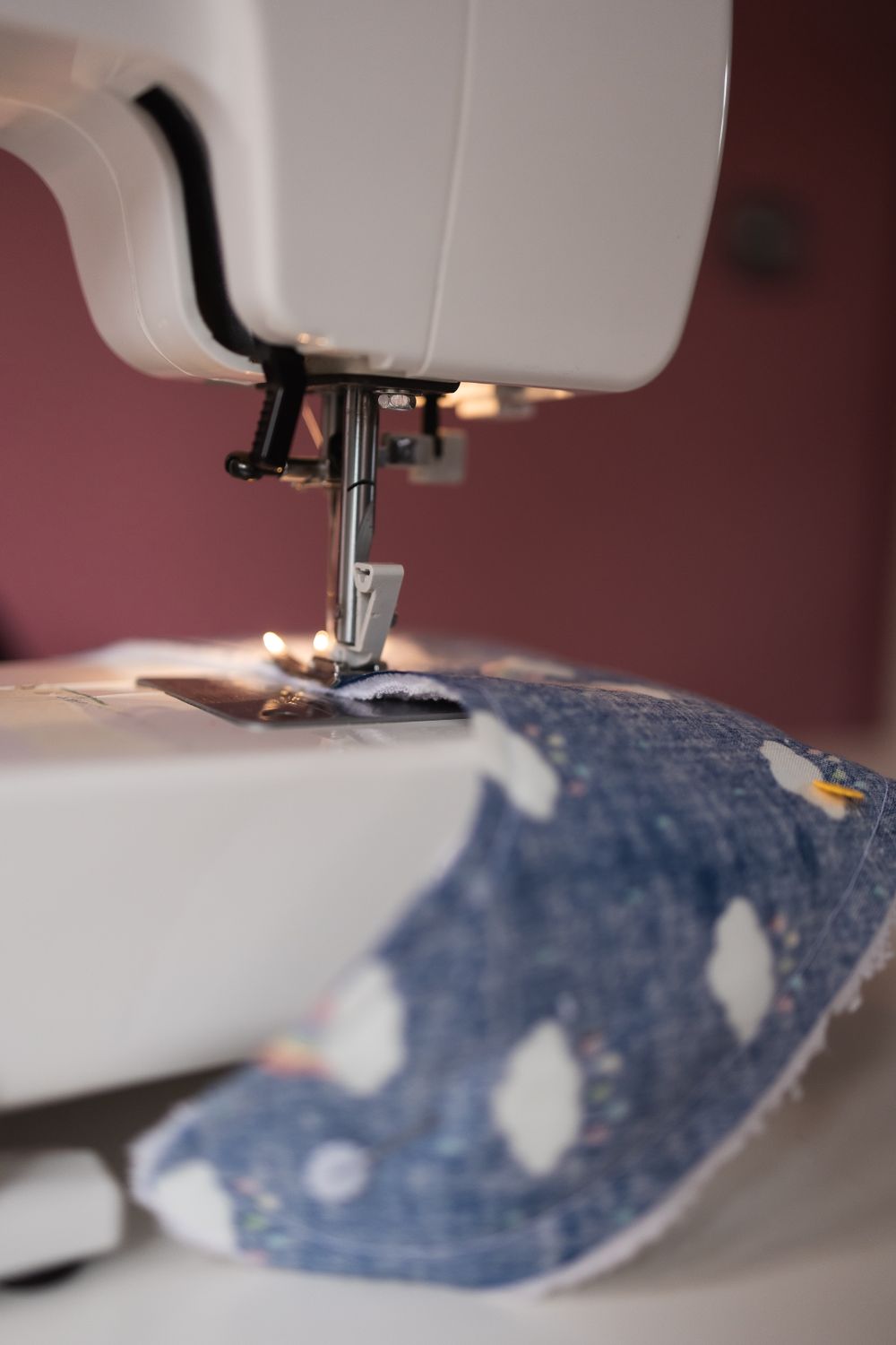 Detail of sewing machine for branding job, photo taken by Jane Nicholson Photography.