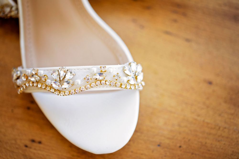Wedding shoes at the Groves on 41