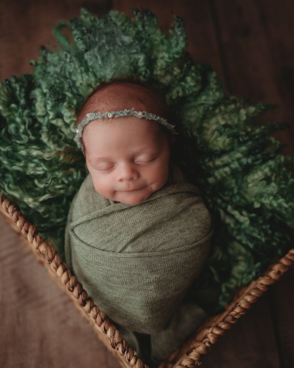 Sage Green flokati