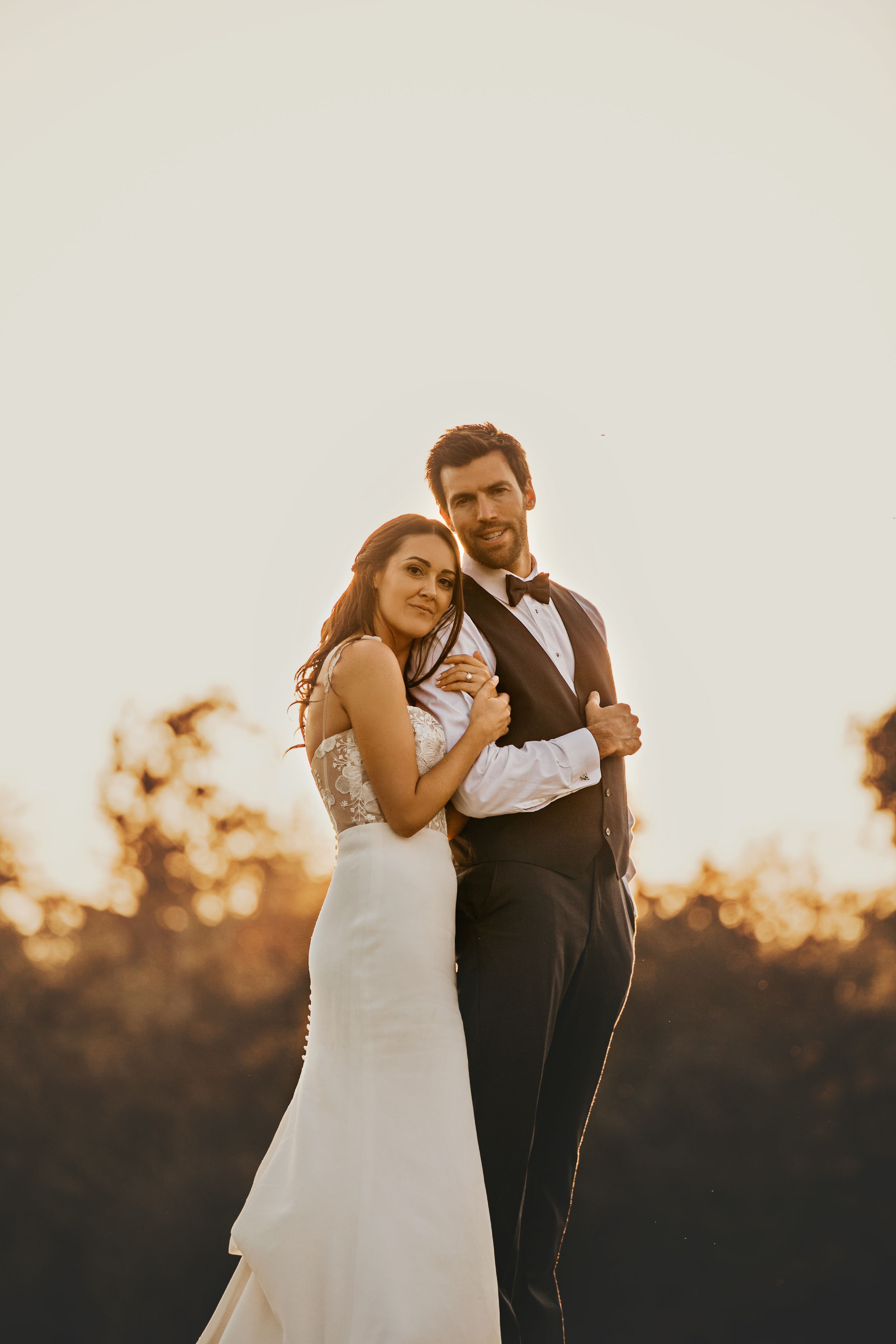 Whistle Bear Golf Club Sunset Wedding Photos