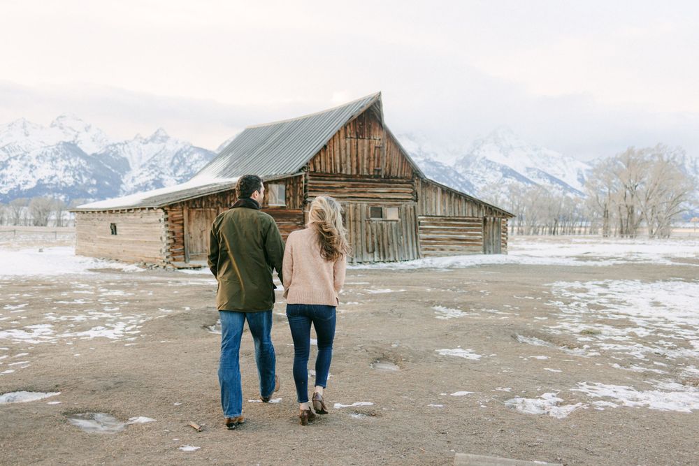 Jackson Hole engagement session