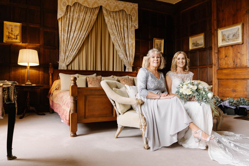 bridal suit Elmore Court wedding photography