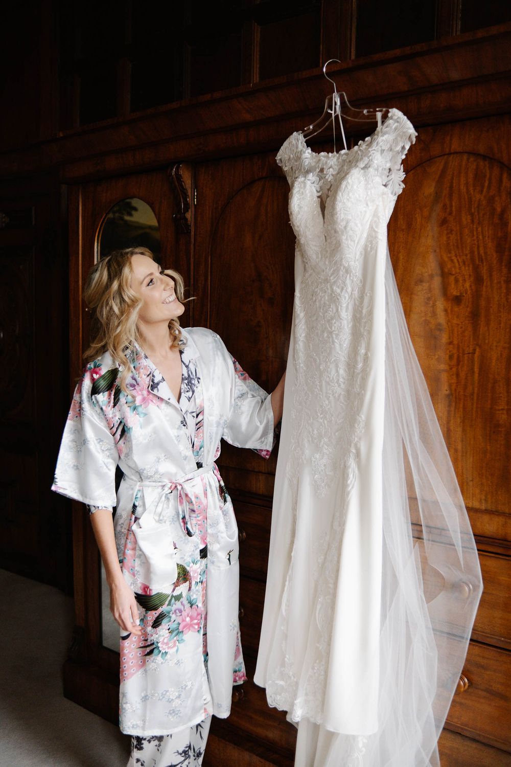 bridal suit Elmore Court wedding photography