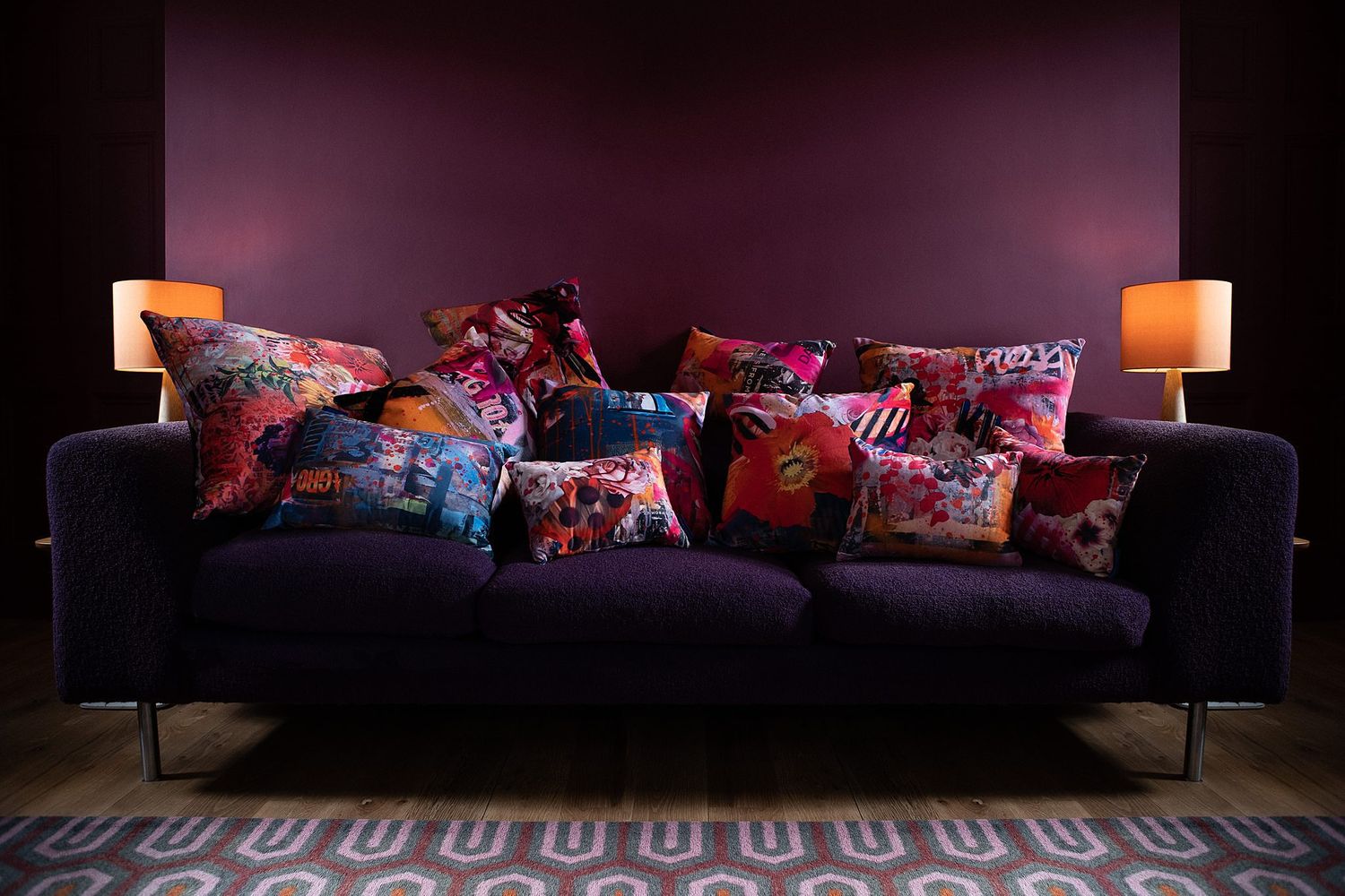 cushion couch commercial photographer gloucestershire