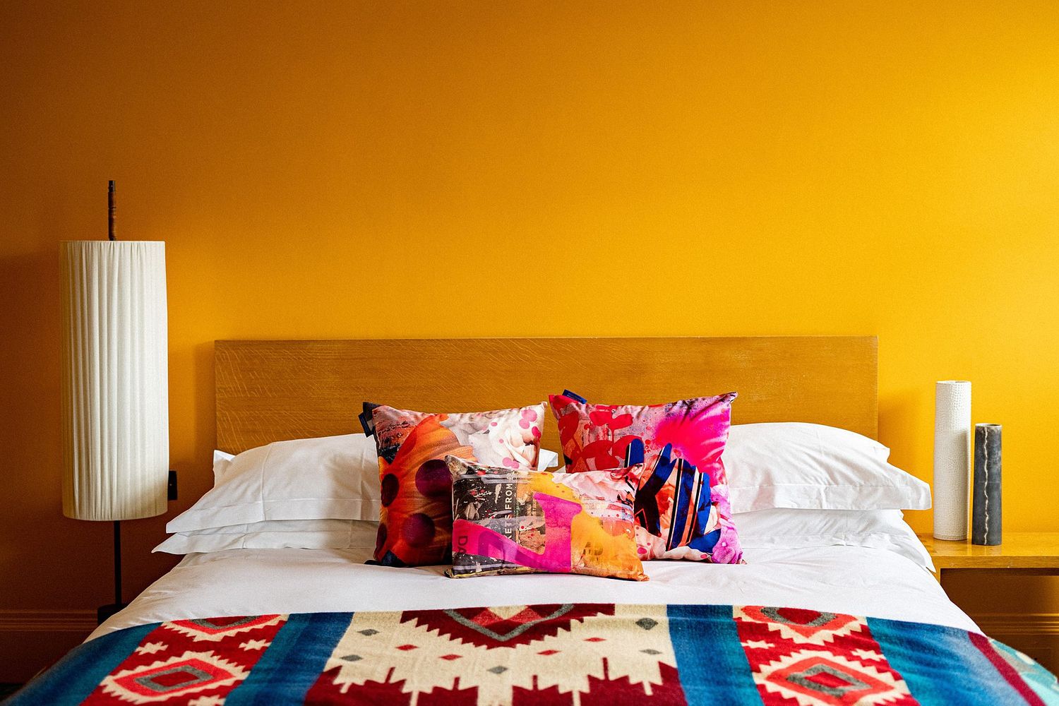 commercial photographer gloucestershire yellow room bedorom