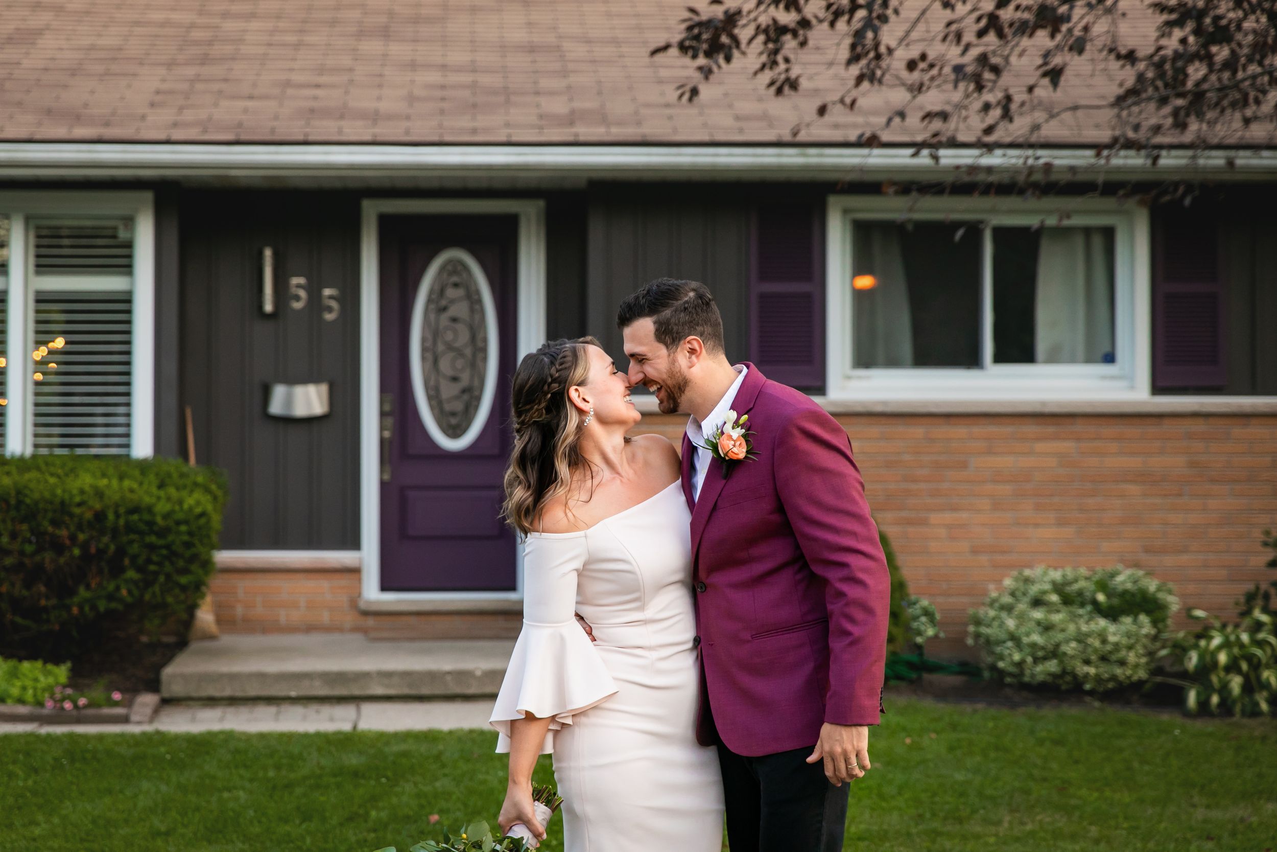 London Ontario Surprise Backyard Pop Wedding Photography by Shawn Van Daele