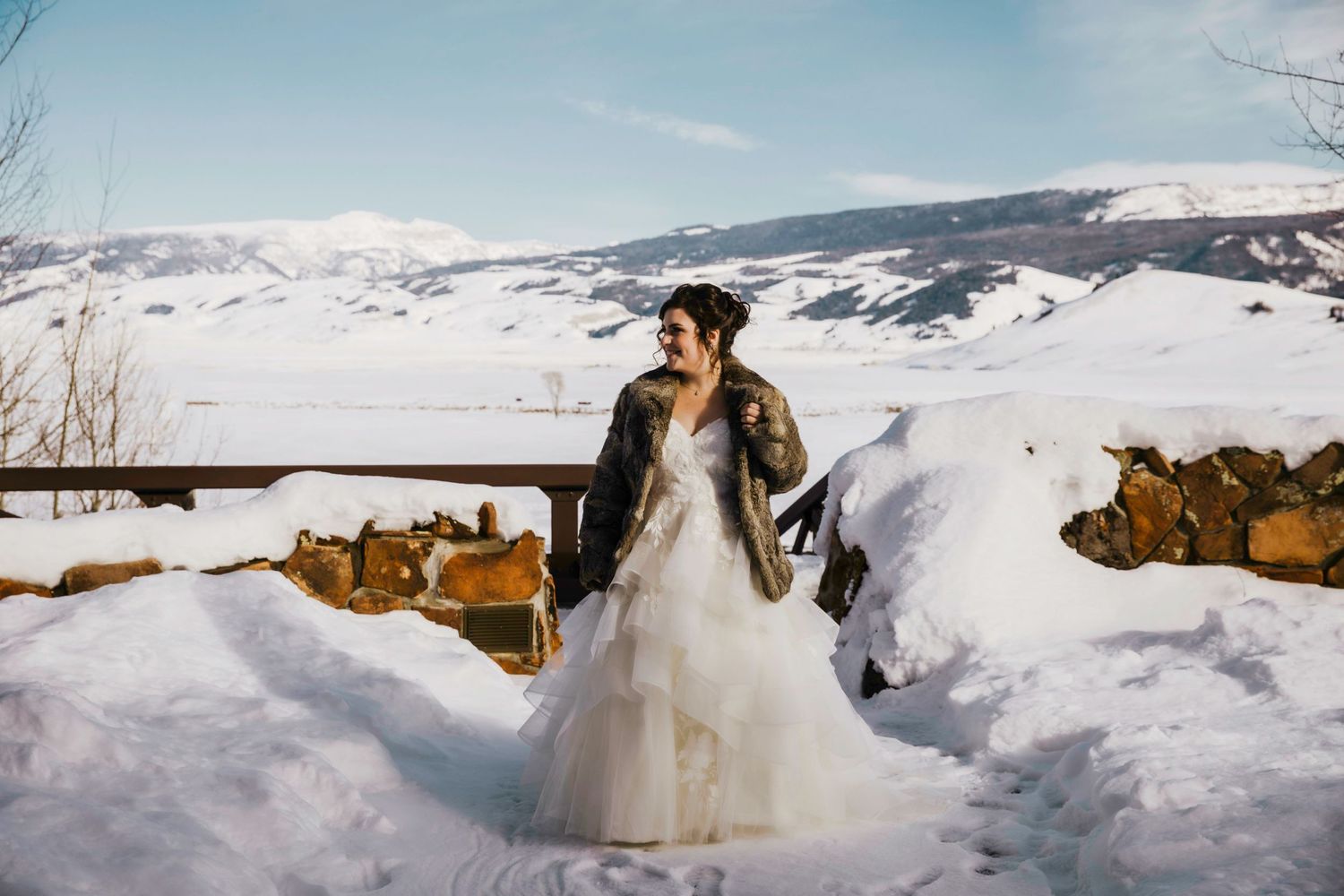 Bridal Portrait for Jackson Hole, WY Elopement by Carli Layton Photography, a Texas Elopement Photographer.