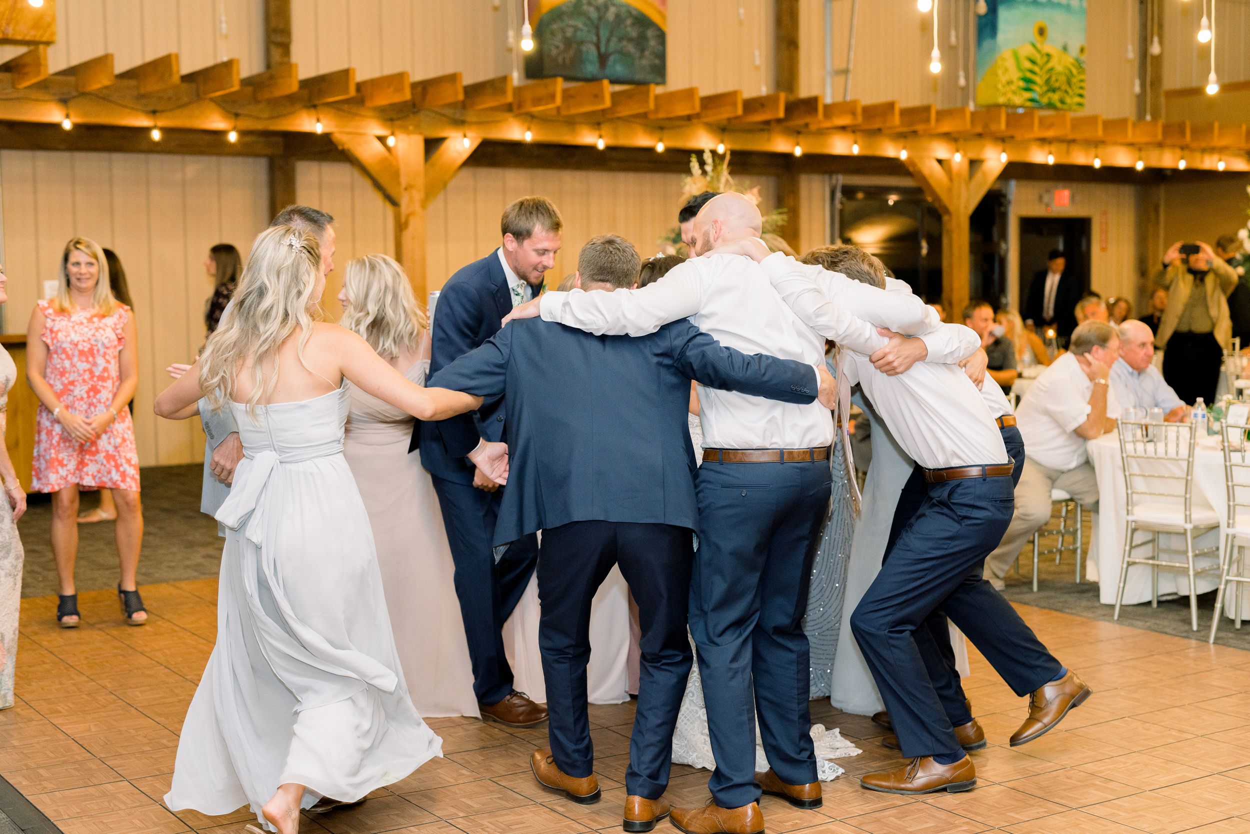 Vineyard photos with white willow events at Prairie Moon Winery wedding in Ames, Iowa