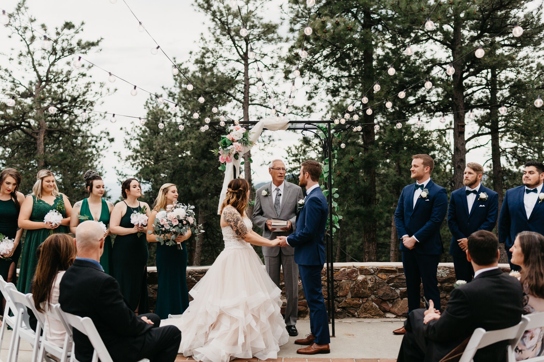 colorado, mountain, wedding, golden, best colorado wedding, tattooed bridge, tattoos, alternative, mansion, beautiful