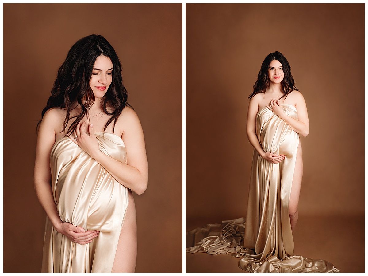 lee's summit maternity photographer studio pregnancy photo shoot