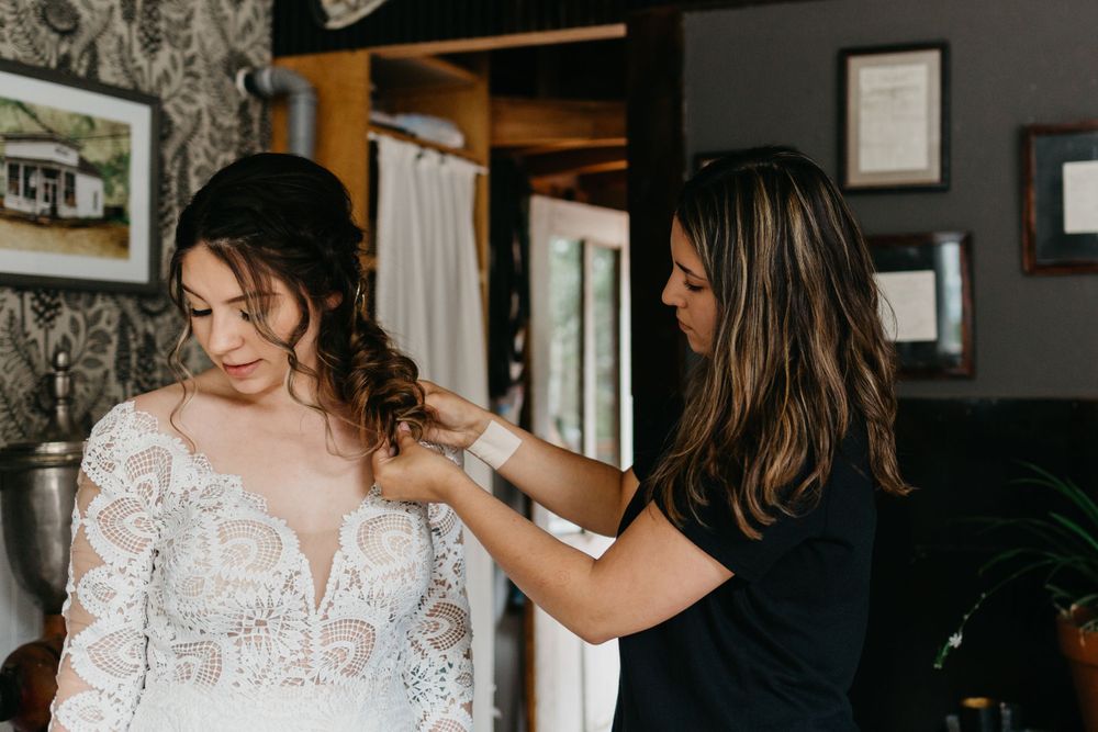 Boho wedding dress Bread Bar Silver Plume Colorado