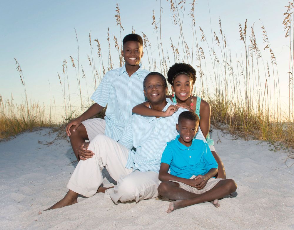 Family Beach Portrait, St Petersburg Beach, Fl by Kathleen Hall Photography