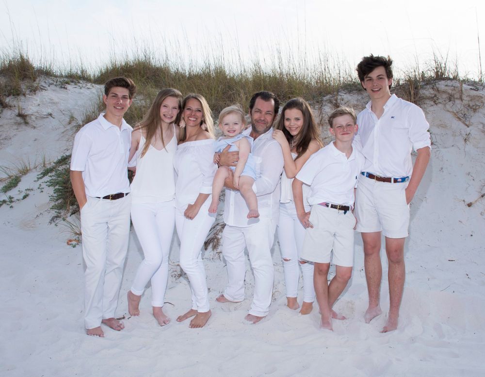 Family Beach Portrait, Clearwater Beach, Fl by Kathleen Hall Photography