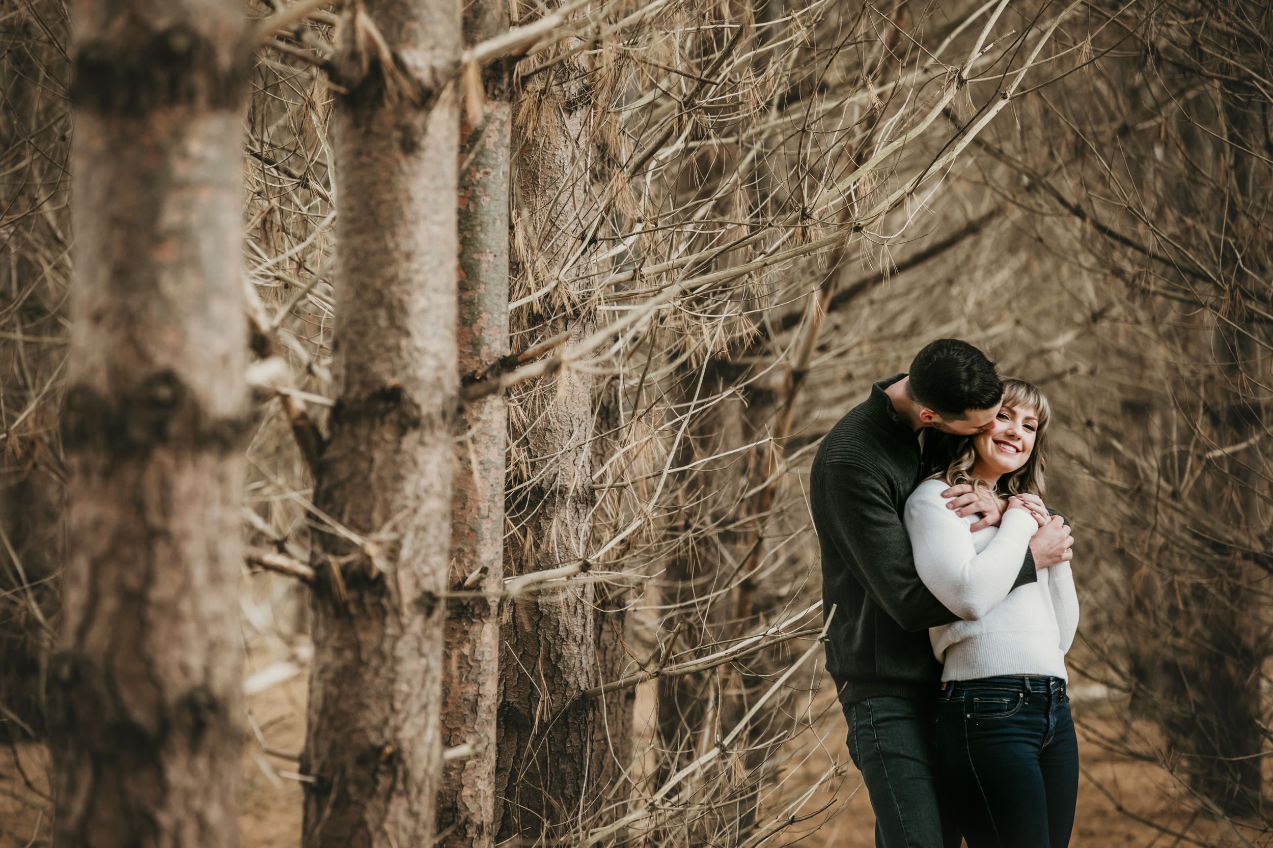 Fall engagement photos at Fanshawe Conservation Area London Ontario by photographer Shawn Van Daele