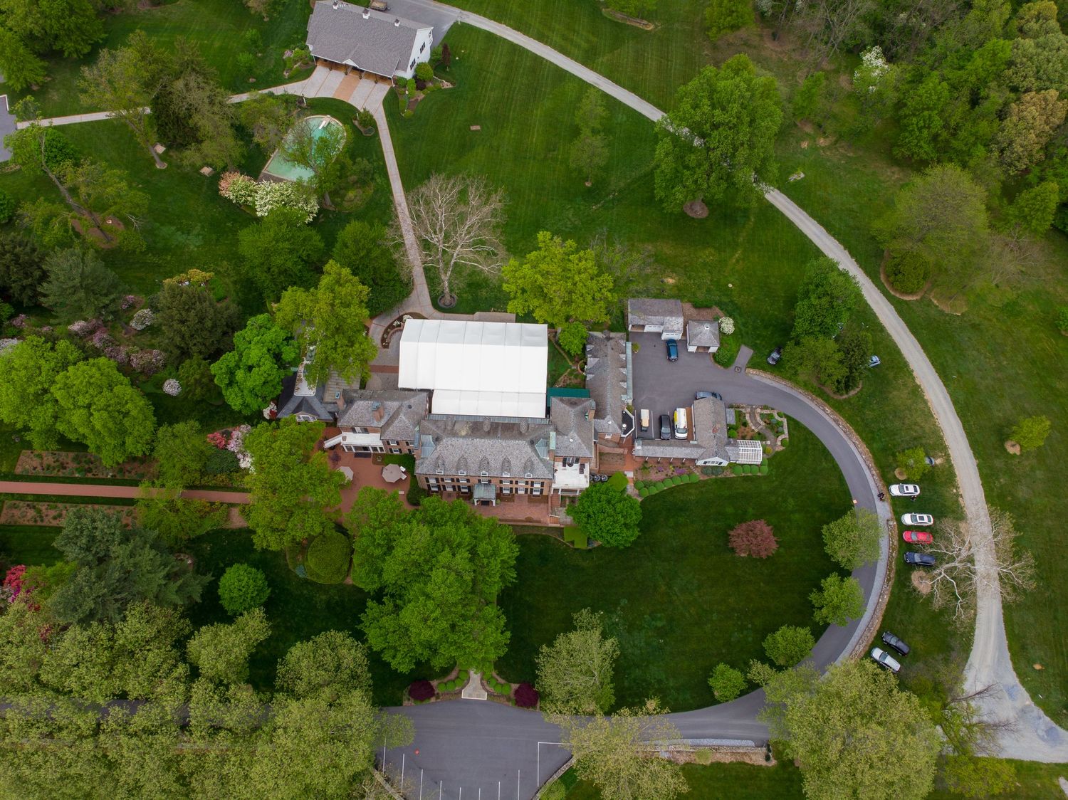 Drone image of Drumore Estate