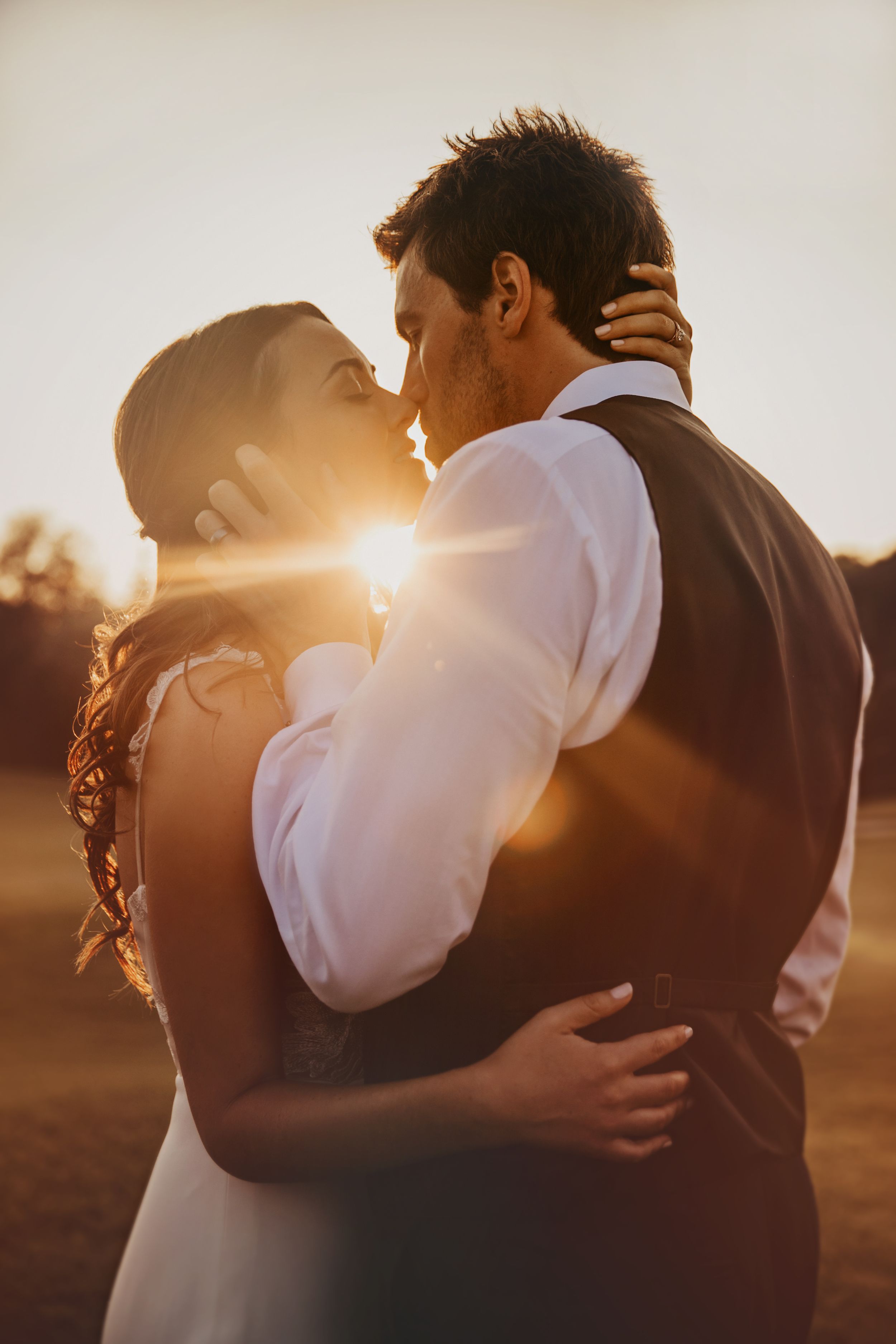 Whistle Bear Golf Club Sunset Wedding Photos