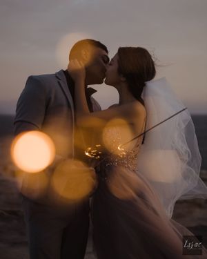 悉尼婚纱照,海边婚纱照,夕阳婚纱照