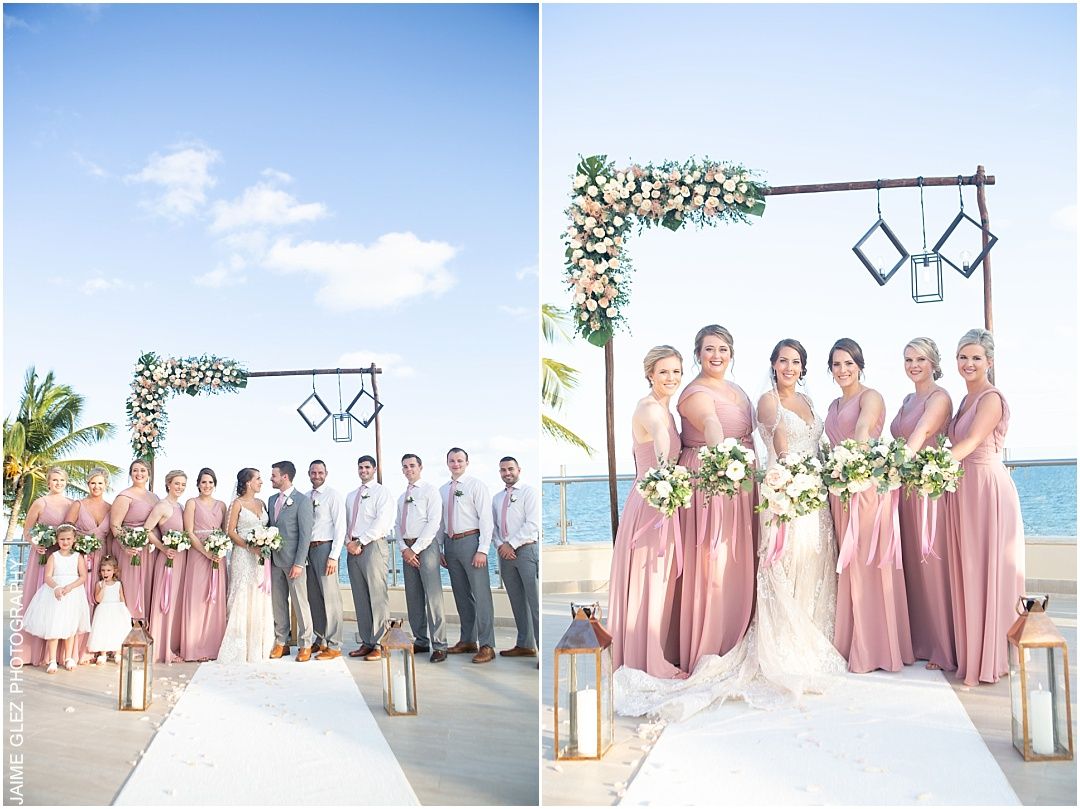 dreams riviera cancun wedding photos 20