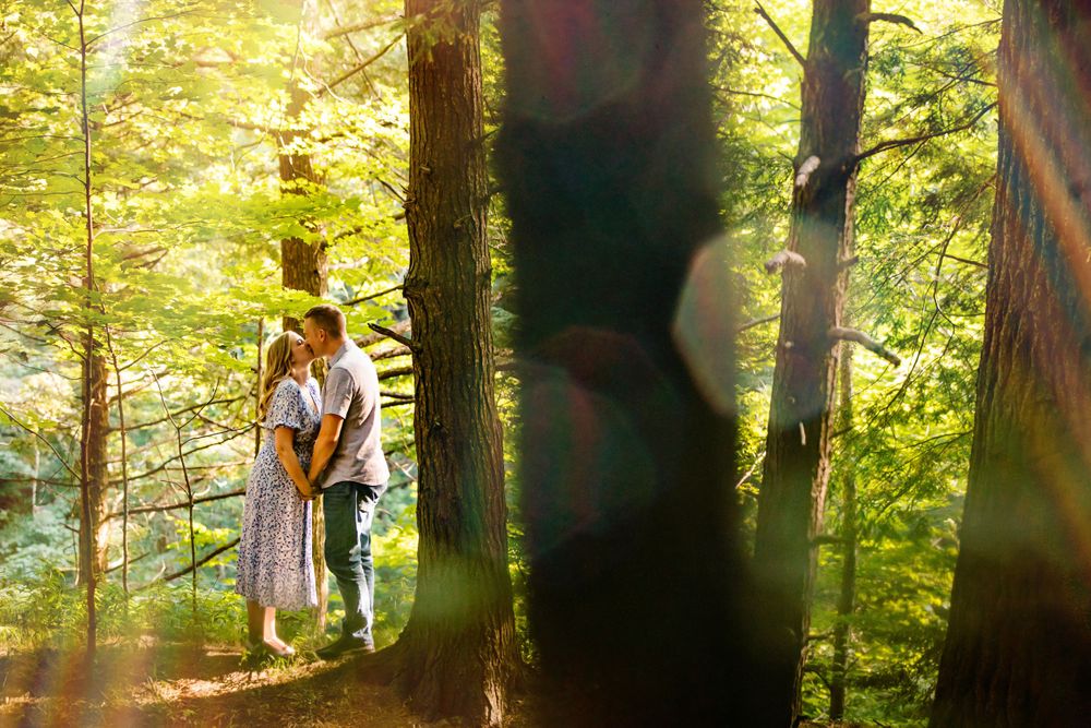 Dreamy summer engagement photos in Dundas and Ancaster Ontario by London wedding photographer Shawn Van Daele