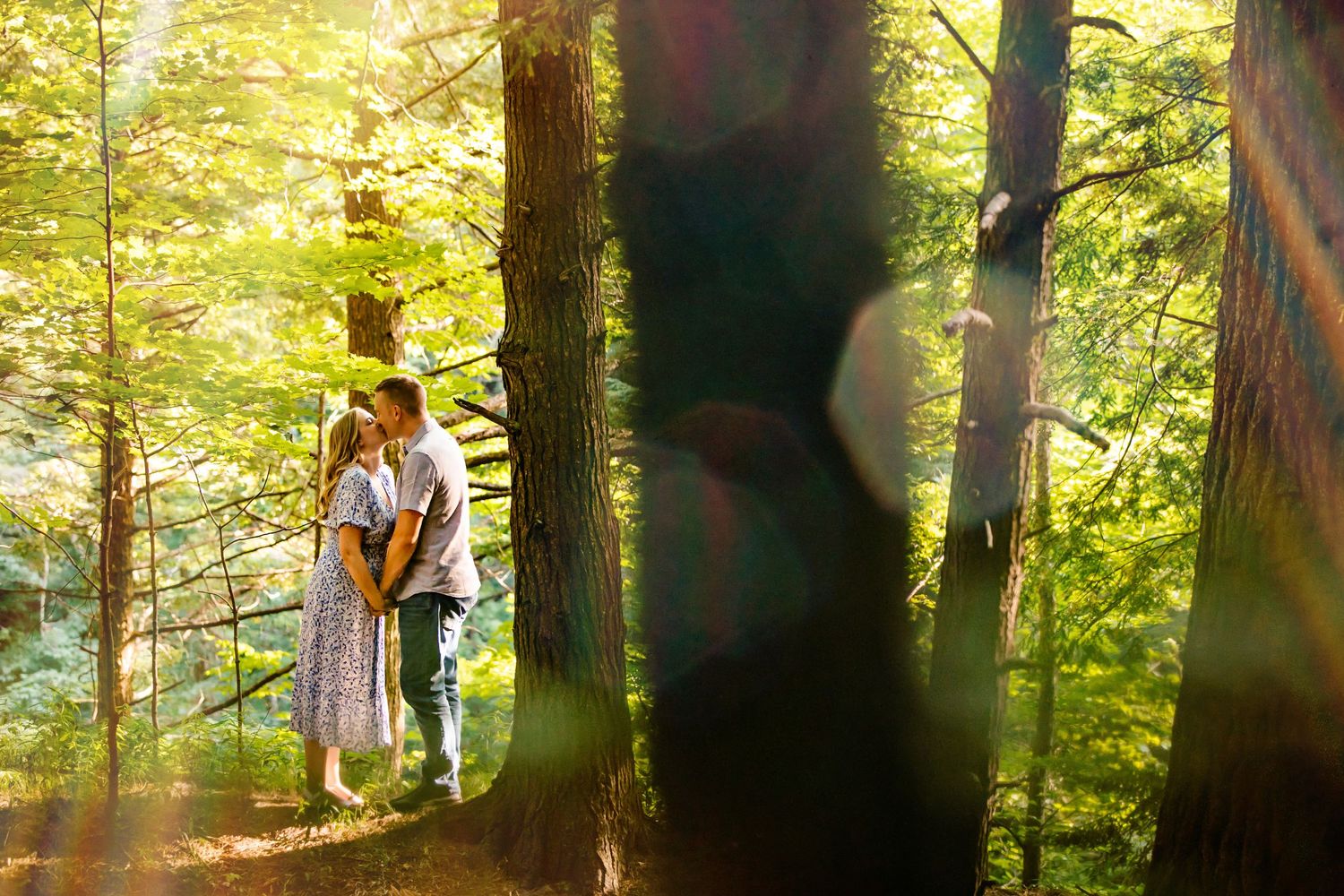 Dreamy summer engagement photos in Dundas and Ancaster Ontario by London wedding photographer Shawn Van Daele