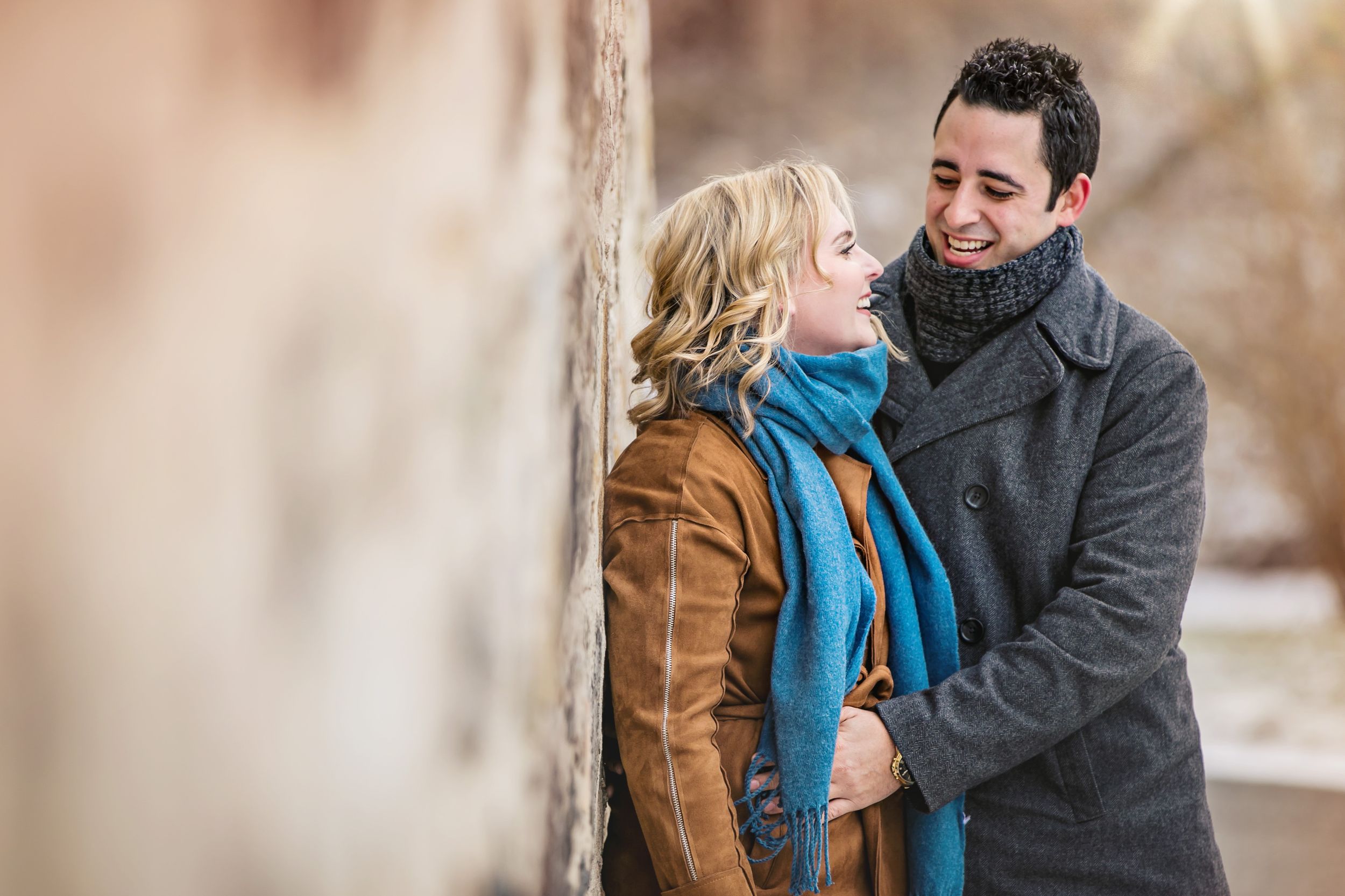 Winter Engagement Photos Arva Mill London Ontario Photographer Shawn VanDaele