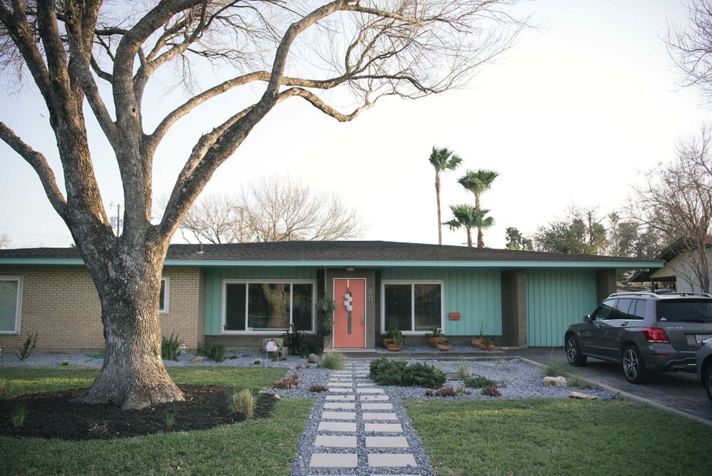 shot of the bride's House. McAllen wedding photography
