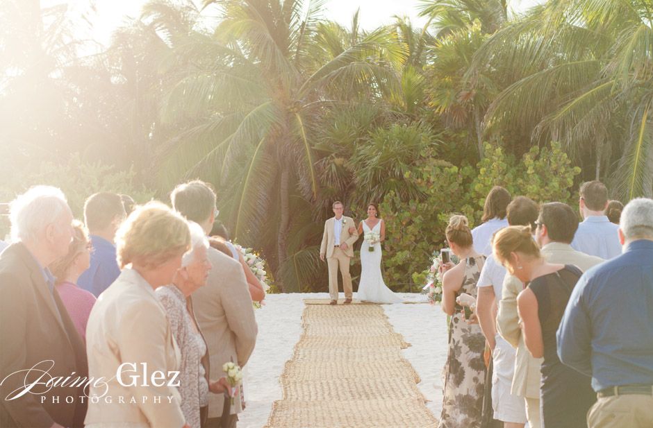 secrets maroma beach wedding photos 15