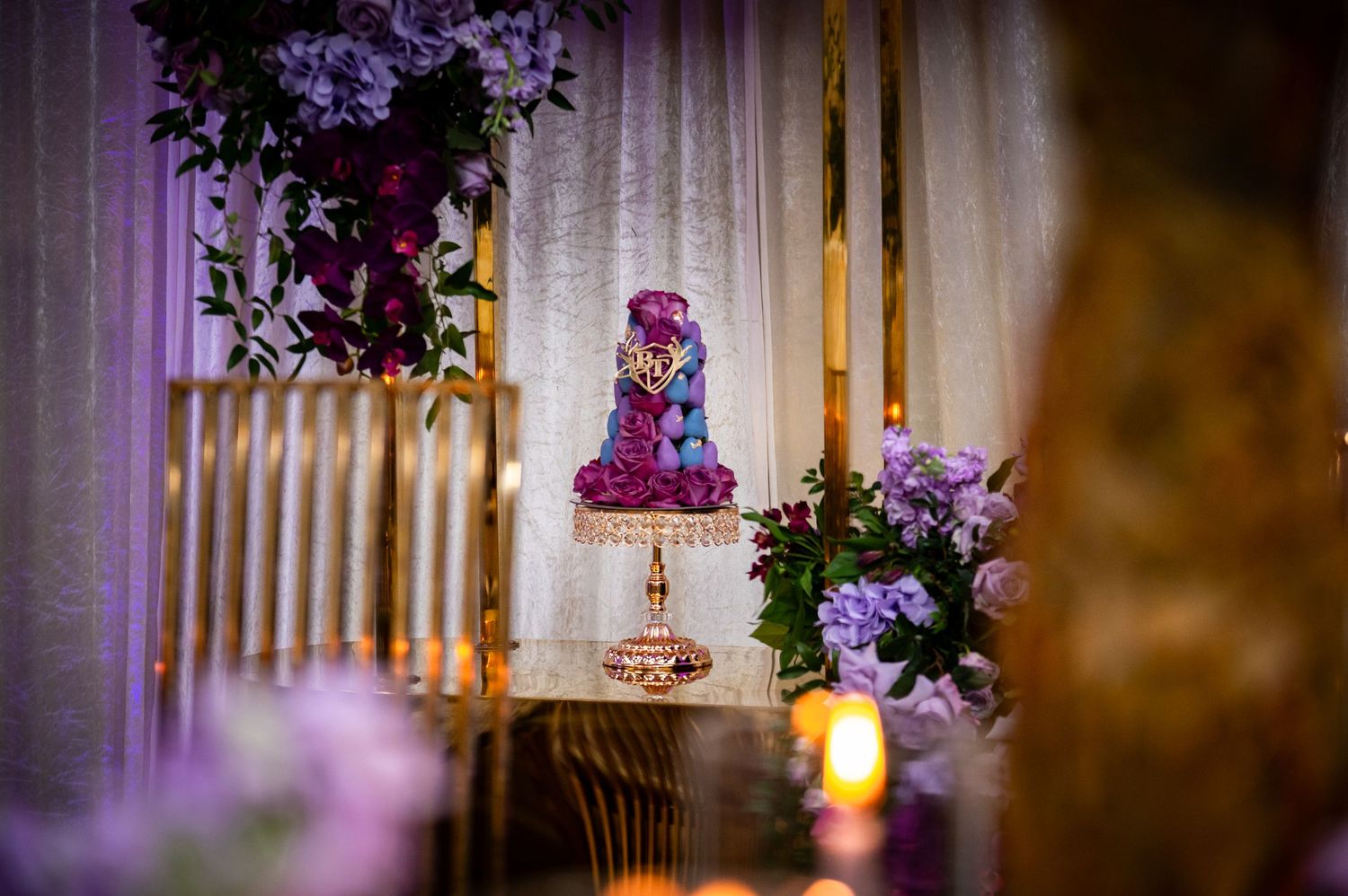Intimate wedding moment in a lush park setting, framed by a Royal Palm Beach wedding photographer with an editorial approach.