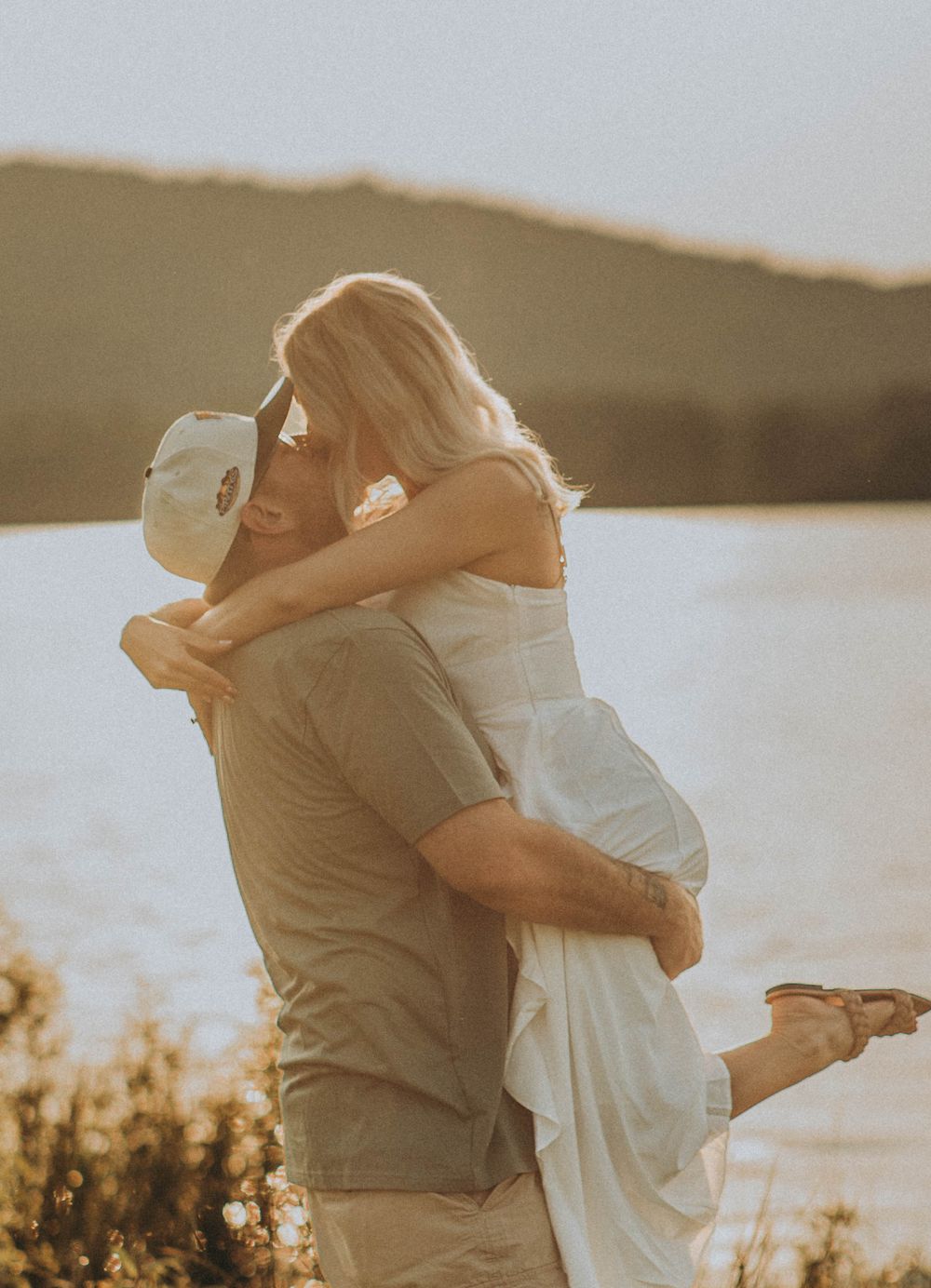 indiana pa photographer pittsburgh engagement wedding photographer yellow creek state park golden hour beach lake session