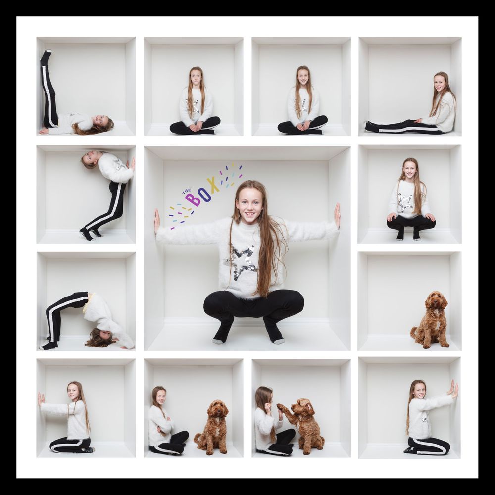 The Box - modern children and pet portraits in Berkshire